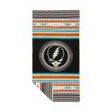 SLOWTIDE X GRATEFUL DEAD FRISCO WOVEN TOWEL STRP028-BLACK Colorful Image 