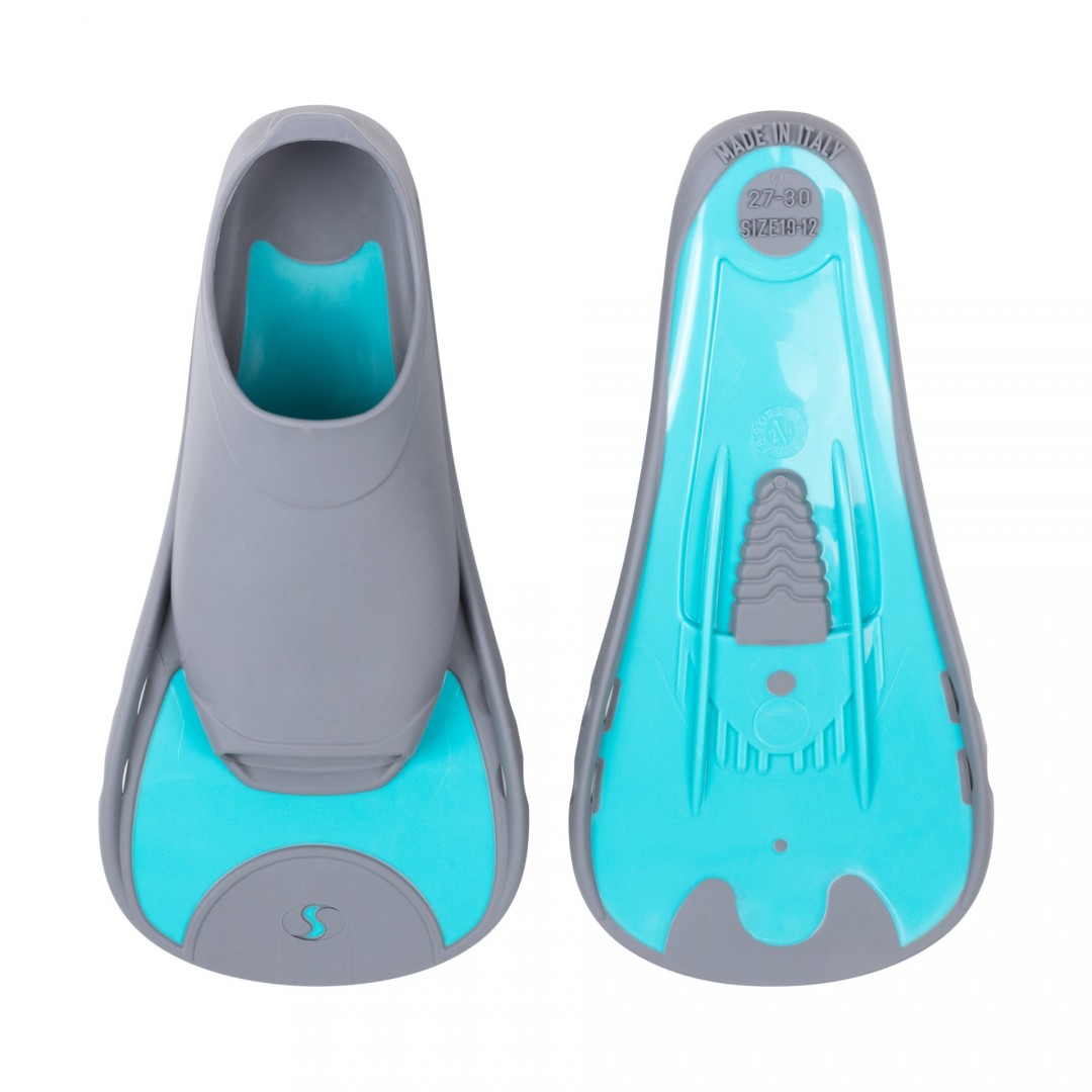 AMILA ΒΑΤΡΑΧ/ΛΑ F5 S FINS GREY/TURGQUOISE 27/30 52230-GREY/TURGQUOISE Γκρί
