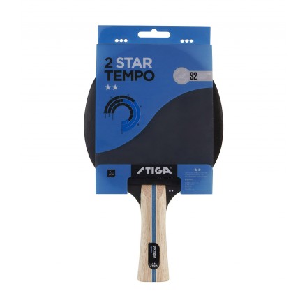 STIGA 2-STAR TEMPO CONCAVE TABLE TENNIS BAT 1212-3416-01 One Color