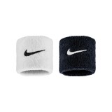 NIKE SWOOSH CLASSIC WRISTBANDS 2PK N.101.2405-036 White-Black Image 