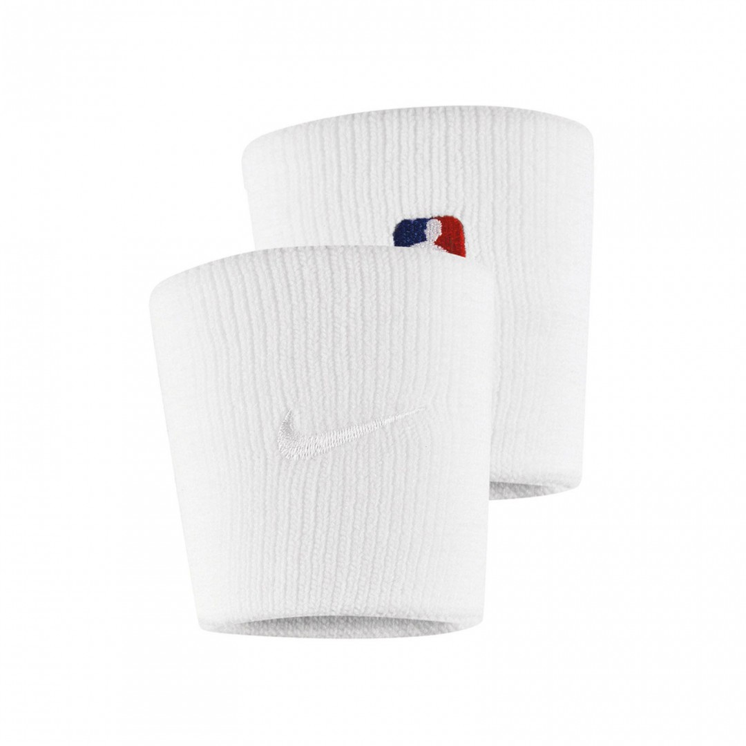 NIKE WRISTBANDS NBA N.KN.03-100 Λευκό