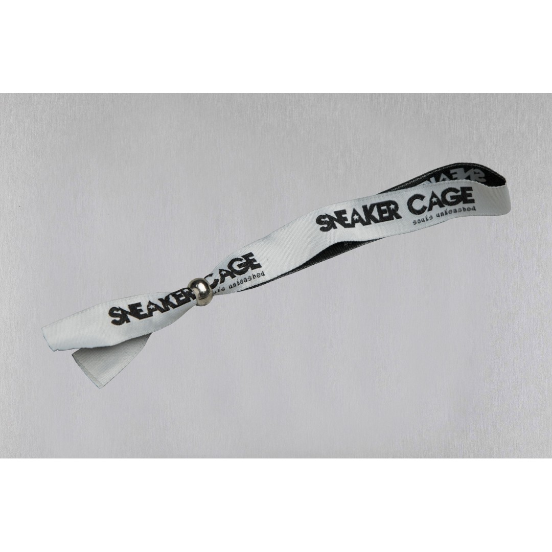 SneakerCage LAS VEGAS WOVEΝ WRISTBANDS 18-30081501 Λευκό-Μαυρο