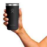 HYDRO FLASK 12 OZ ALL AROUND TUMBLER PRESS-IN LID BLACK T12CPC001-BLACK Black Image 1