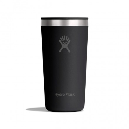 HYDRO FLASK 12 OZ ALL AROUND TUMBLER PRESS-IN LID BLACK T12CPC001-BLACK Black