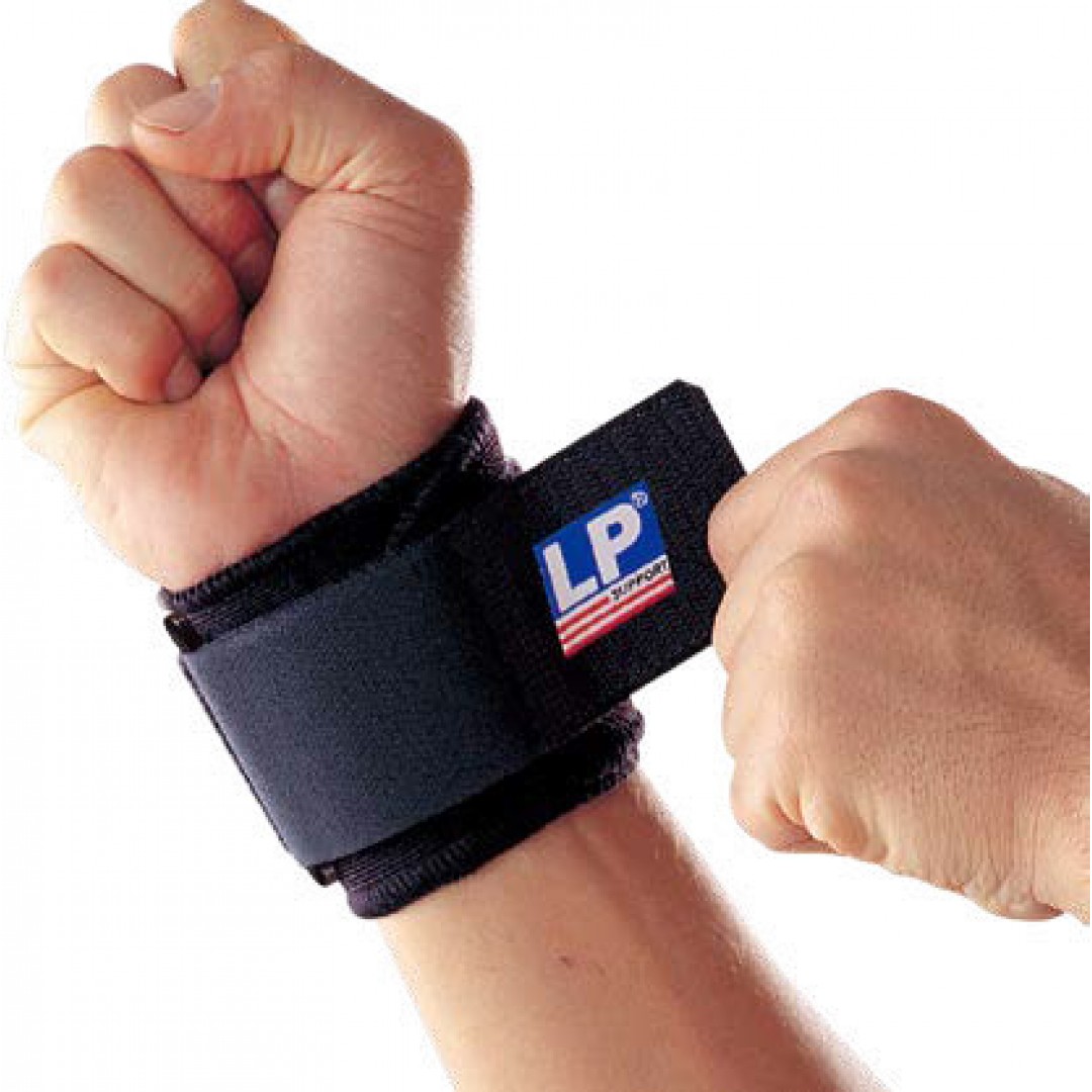 LP SUPPORT TENNIS AND GOLF ELBOW WRAP 751-BK Μαύρο