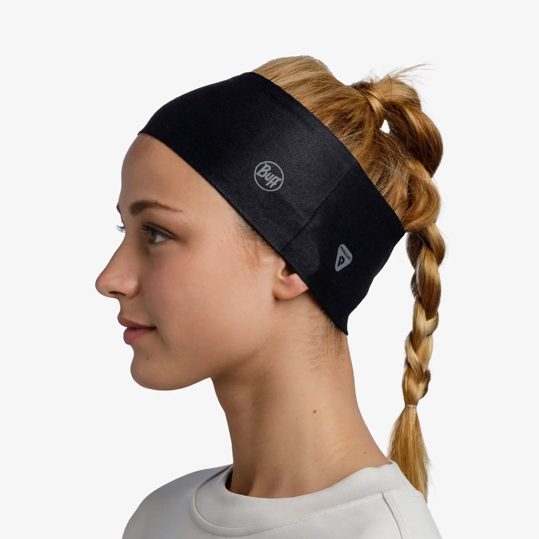 BUFF THERMONET HEADBAND 132456.999.10.00-SOLID BLACK Μαύρο