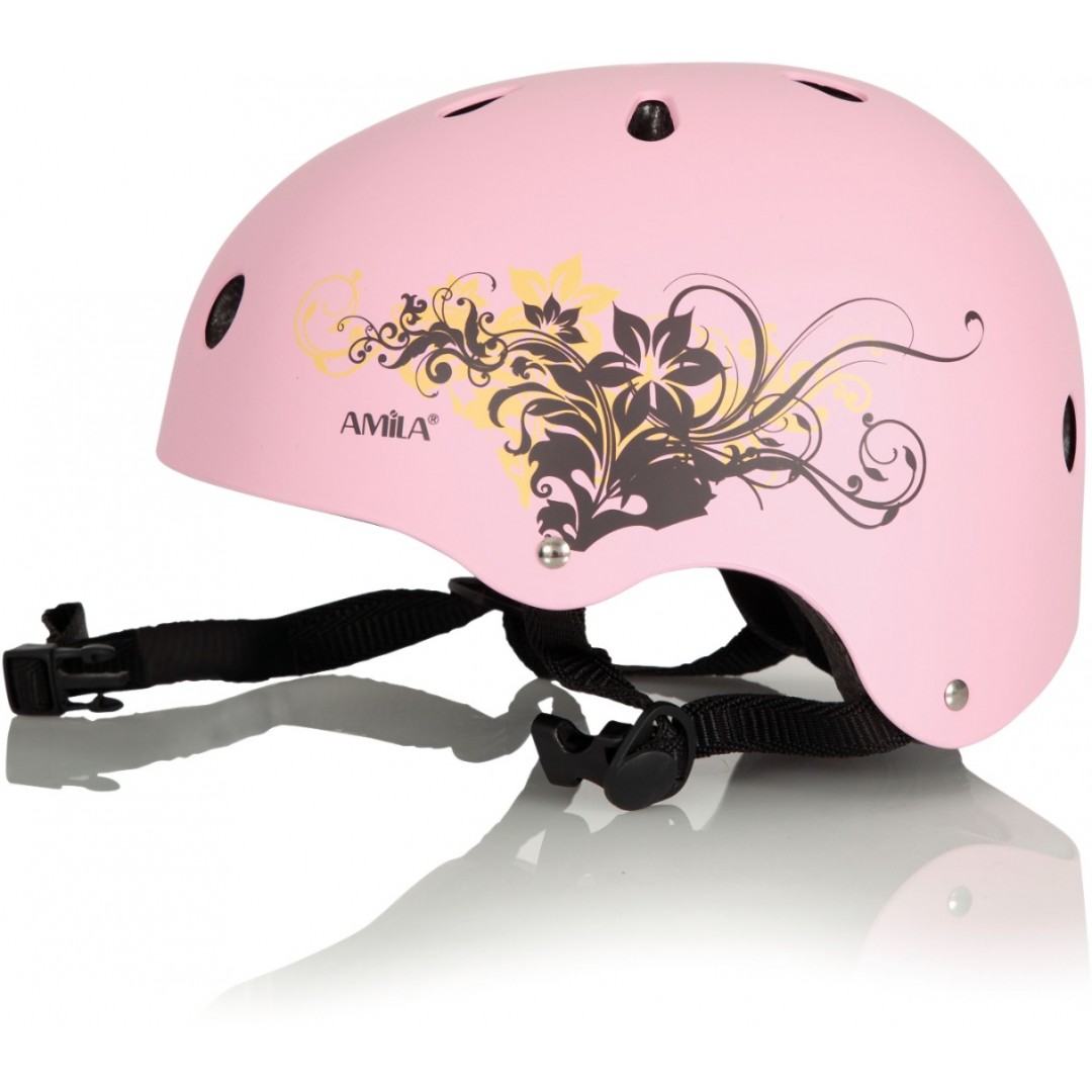 AMILA ΠΡΟΣΤ/ΚΑ SKATING ΚΡΑΝΟΣ ΡΟΖ MEDIUM 55-58cm 48986-28 Ροζ