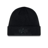 ALPHA INDUSTRIES 3D BEANIE 168910-03 Μαύρο Εικόνα 