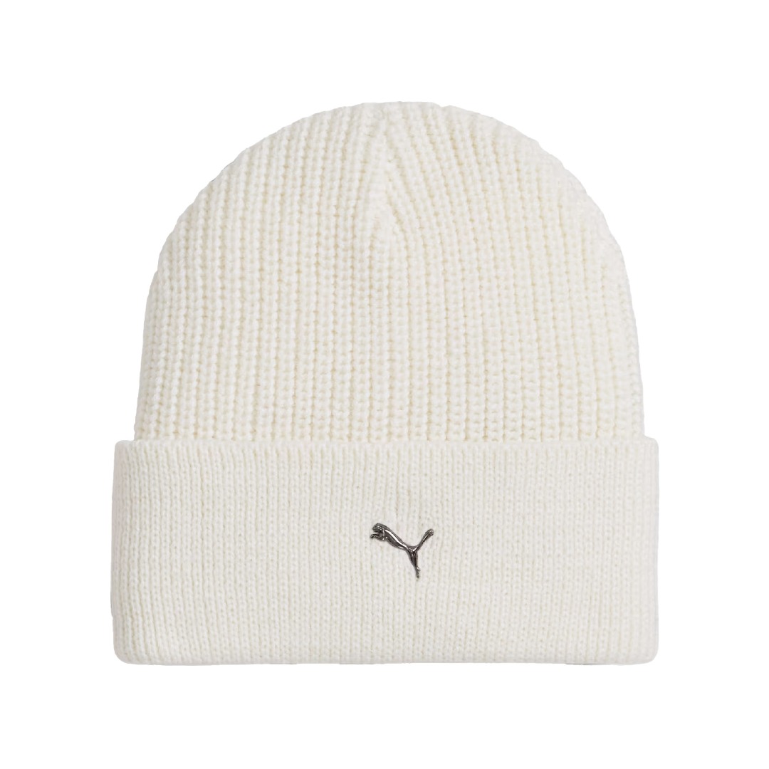 PUMA METAL CAT BEANIE 024874-02 Εκρού