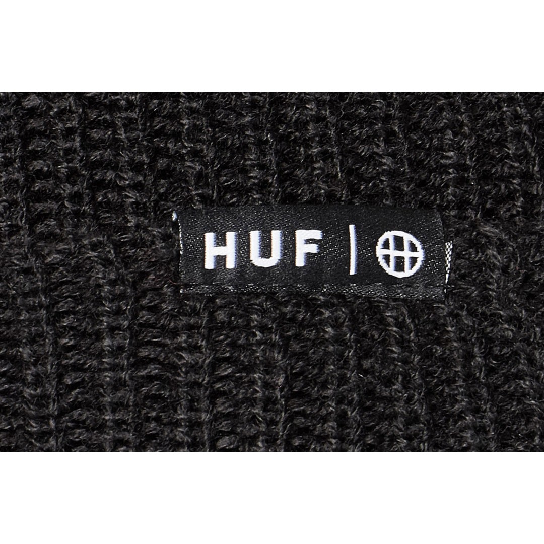 HUF ESSENTIALS USUAL BEANIE BN00060-BLACK Μαύρο