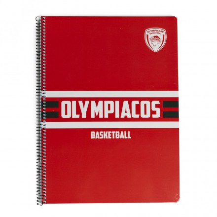 NAKAS GROUP NOTEBOOK A4 OLYMPIACOS BASKET 4 HP.BTS.SNB.001 One Color