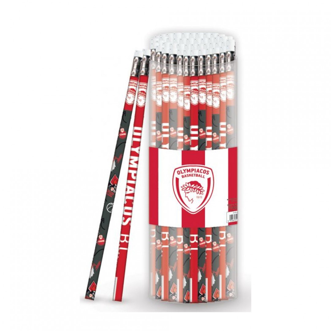 NAKAS GROUP PENCIL RUBBER-OLYMPIACOS BASKETBALL HP.BTS.PNC.008 One Color