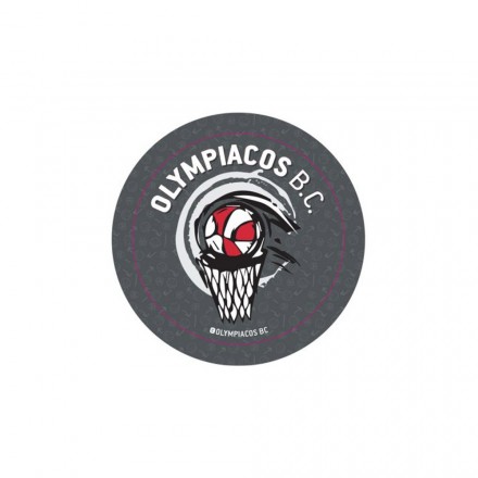 NAKAS GROUP ROUND MAGNET - OLYMPIACOS BASKETBALL 2 HP.RMG.0083 One Color