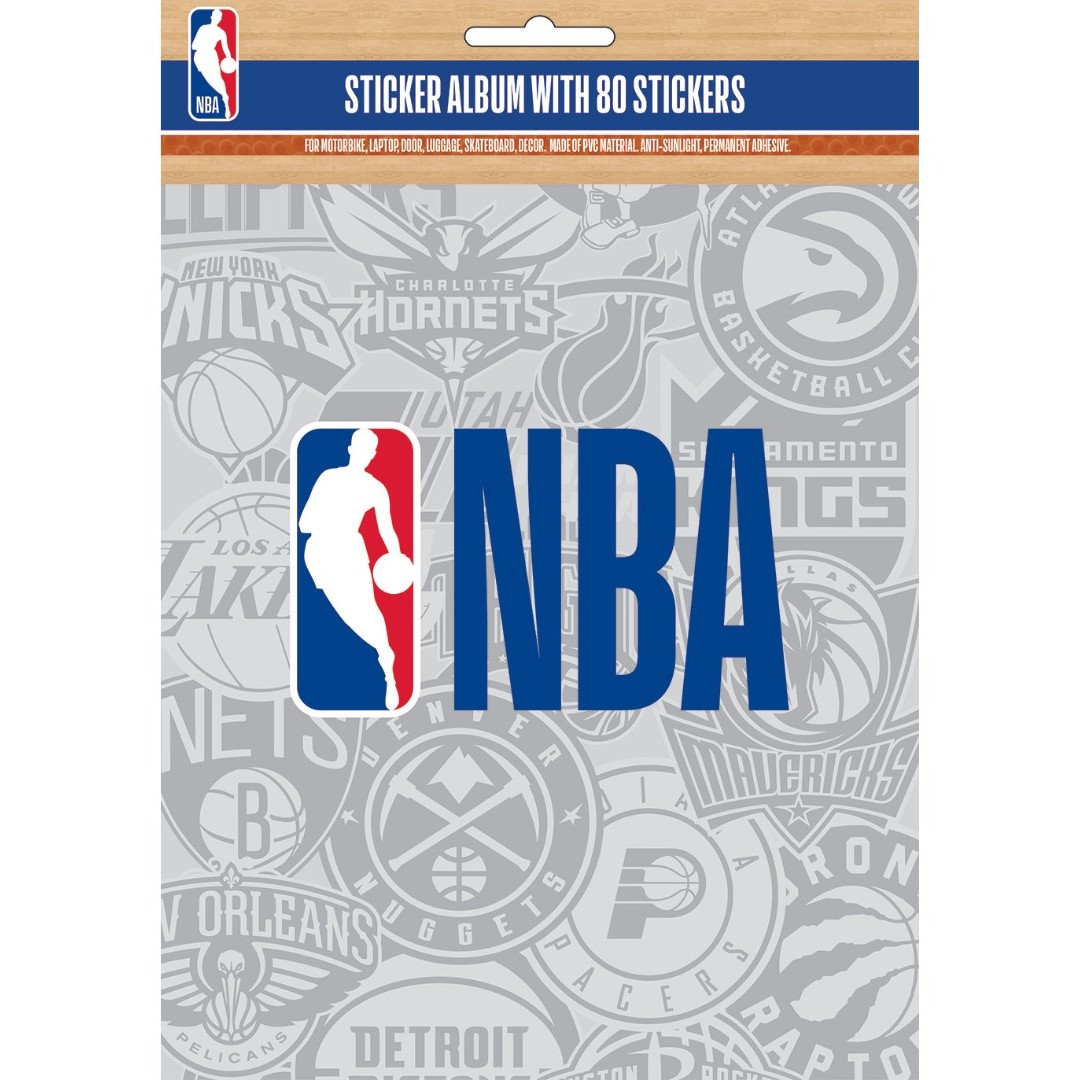 NBA STICKER ALBUM A4 80PCS 775-21294 One Color
