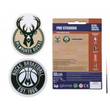 NBA PVC STICKERS 2 LOGOS TEAM 162PCS 775-21224-MILWAUKEE BUCKS Πράσινο Εικόνα 
