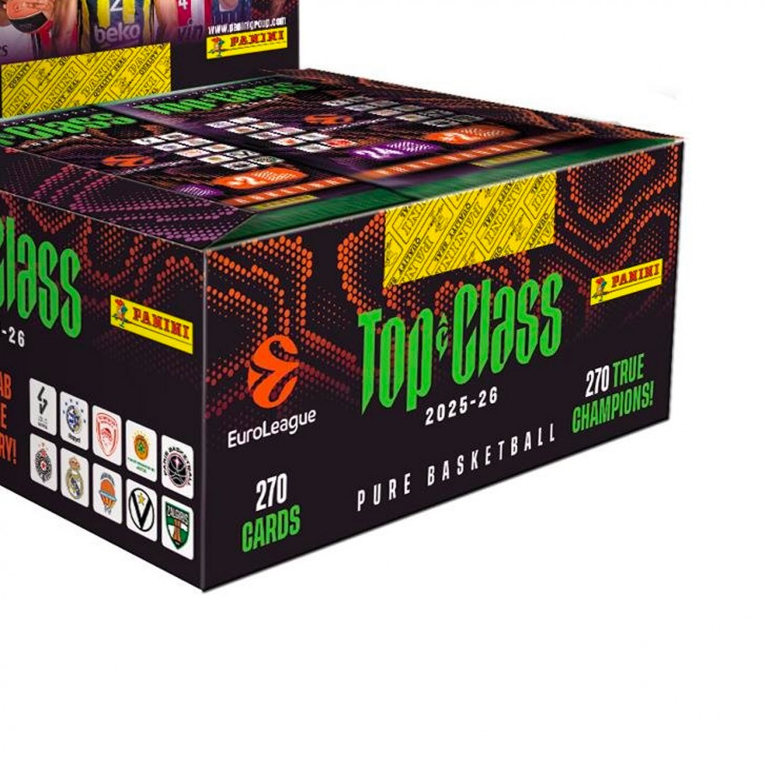 PANINI EUROLEAGUE TOP CLASS 2026 ΚΑΡΤΕΣ DISP. 24τμ PA.KA.EL.226 Ο-C