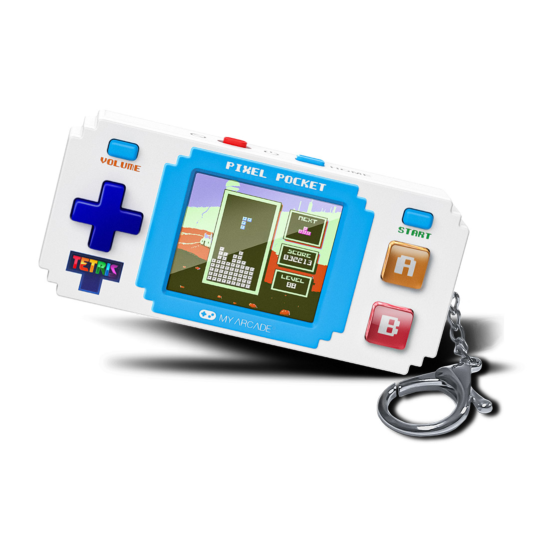 MY ARCADE PIXEL POCKET  TETRIS MINI PORTABLE GAMING SYSTEM DGUNL-7083 Πολύχρωμο