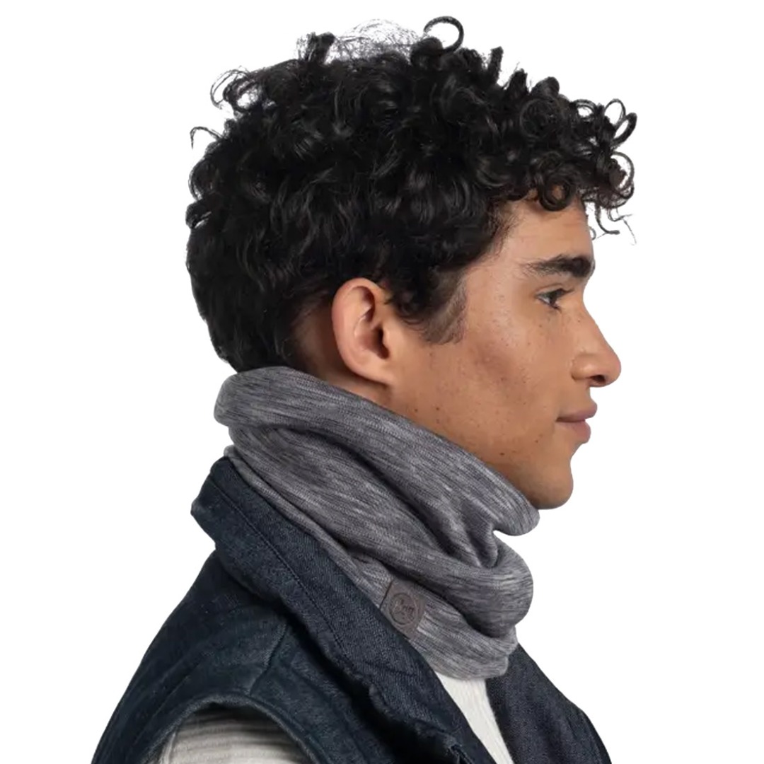 BUFF MERINO HEAVYWEIGHT NECKWARMER 117821.952.10.00-FOG GREY Grey