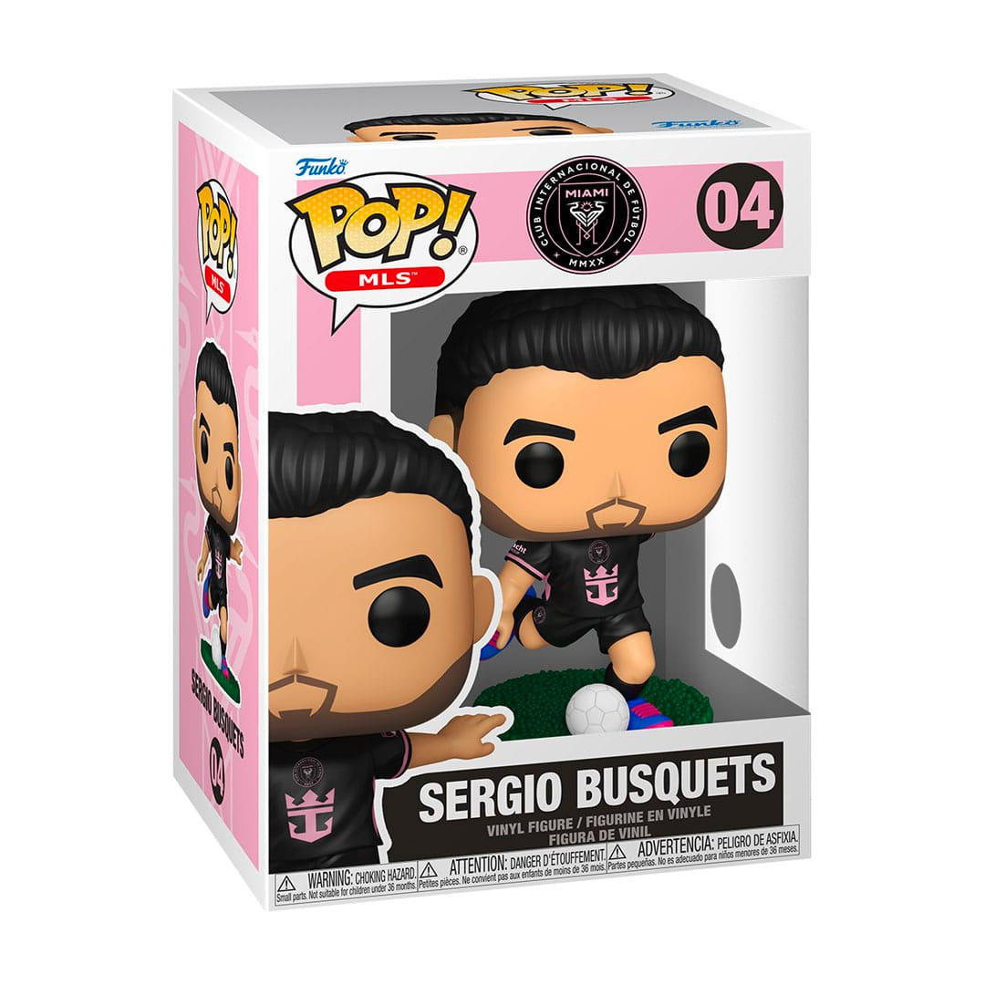 FUNKO POP INTER MIAMI - SERGIO BUSQUETS VINYL FIGURE (088619) 102835 Colorful