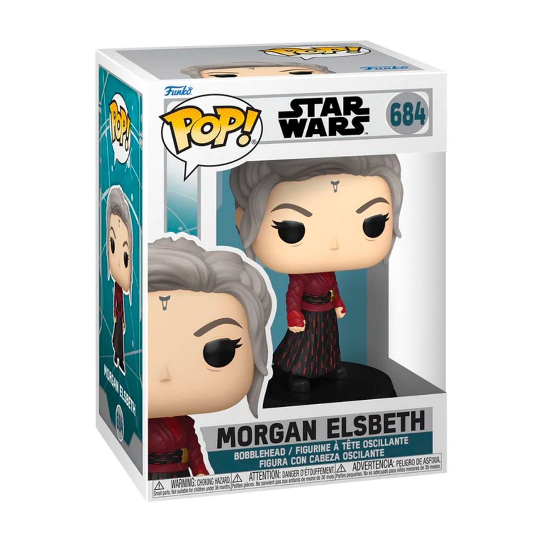 FUNKO POP DISNEY: STAR WARS AHSOKA S2 - MORGAN ELSBETH #684 BOBBLE-HEAD VINYL FIGURE 090866 Colorful