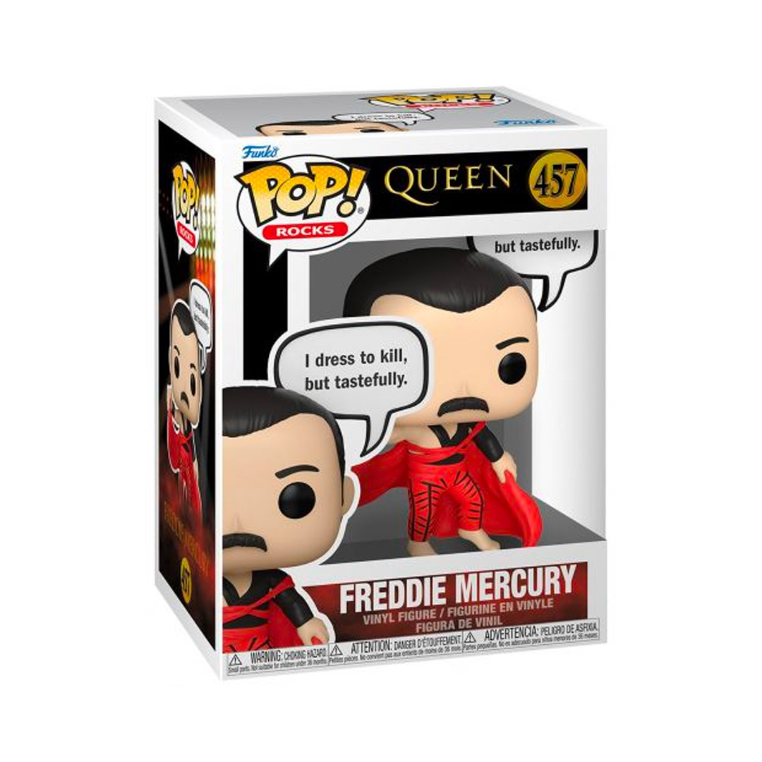 FUNKO POP ROCKS: QUEEN - FREDDIE MERCURY #457 VINYL FIGURE 103671 Colorful