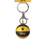 NAKAS GROUP PVC KEYCHAIN - AEK BASKETBALL 1 / BALL HP.KCP.0011 Yellow Image 1