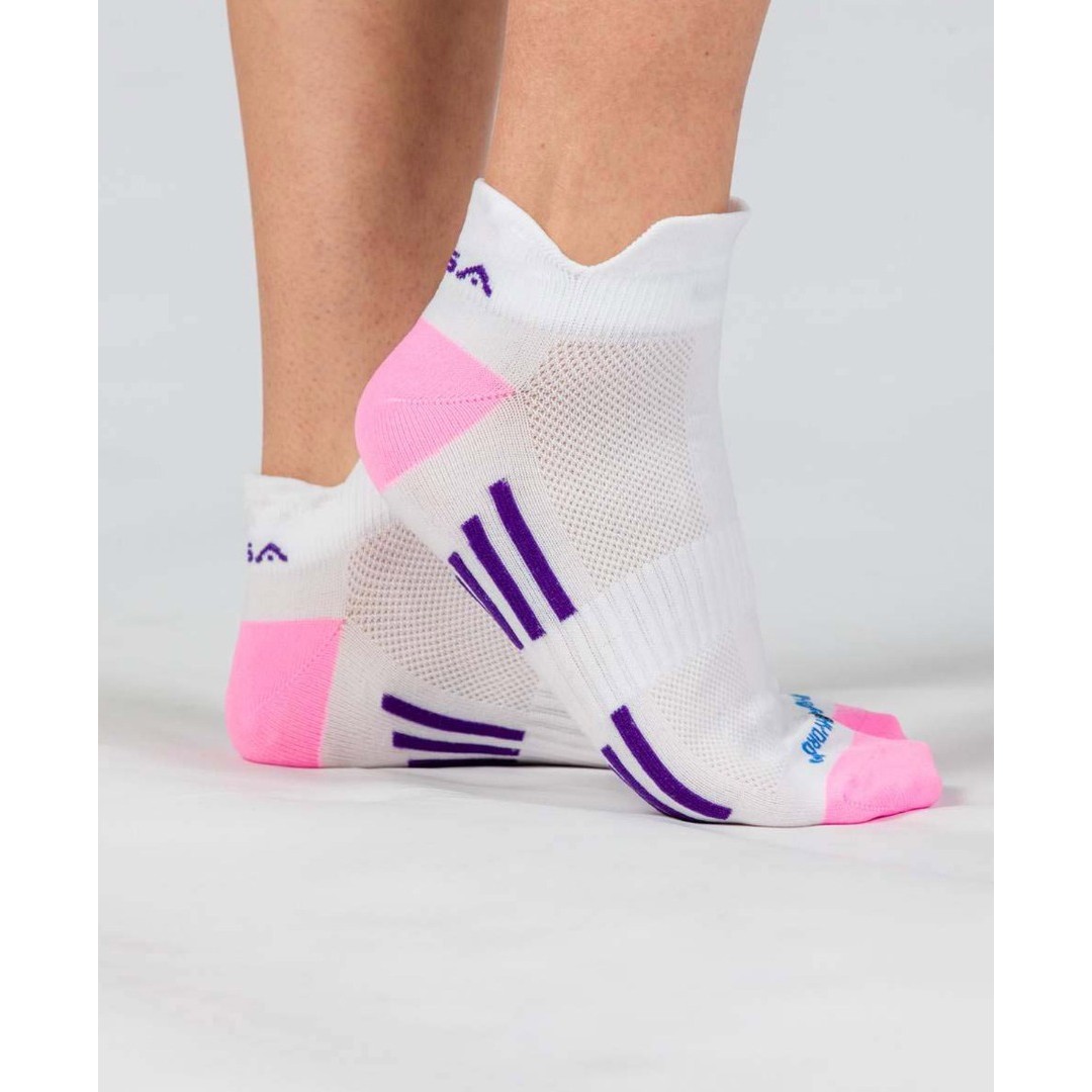 GSA HYDRO WOMENS ULTRALIGHT HIGH PERFORMANCE LOW CUT 6PACK 8219109-WHITE/MULTICOLOR 52 White