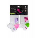 GSA HYDRO WOMENS ULTRALIGHT HIGH PERFORMANCE LOW CUT 6PACK 8219109-WHITE/MULTICOLOR 52 White Image 2