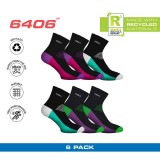 GSA QUARTER EXTRA CUSHIONED HYDRO SOCKS 8219111-BLACK/MULTICOLOR 51 Μαύρο Εικόνα 5