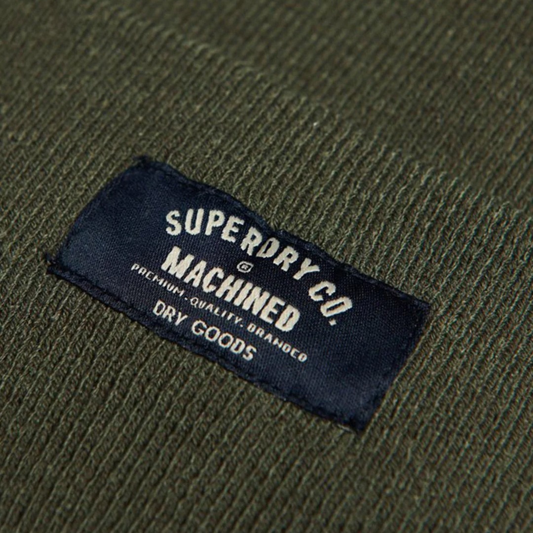 SUPERDRY CLASSIC KNITTED BEANIE HAT W9010162A-9AE ΛΑΔΙ