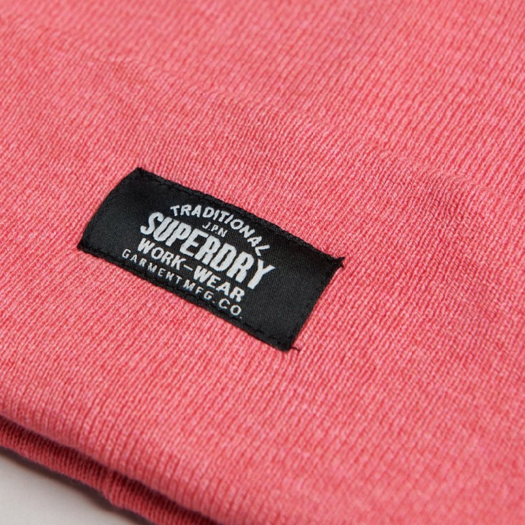 SUPERDRY CLASSIC KNITTED BEANIE HAT W9010162A-1JF Pink