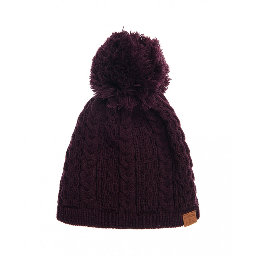 SUPERDRY SNOW BEANIE WS210003A-GEQ Βordeaux