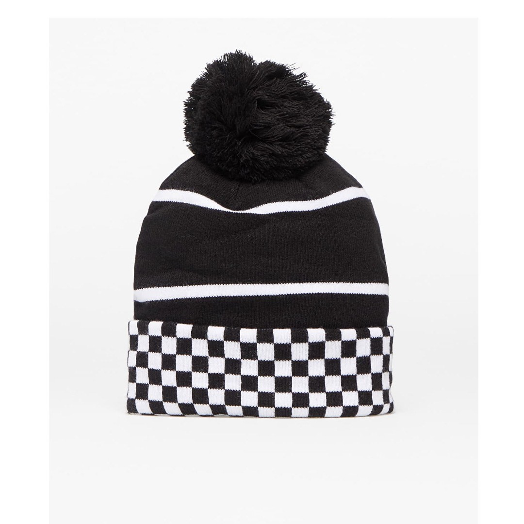VANS WM SPIRIT POM BEANIE VN0A5LG3Y28-Y28 Λευκό-Μαυρο