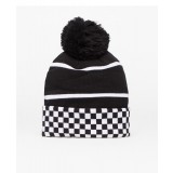 VANS WM SPIRIT POM BEANIE VN0A5LG3Y28-Y28 Λευκό-Μαυρο Εικόνα 0