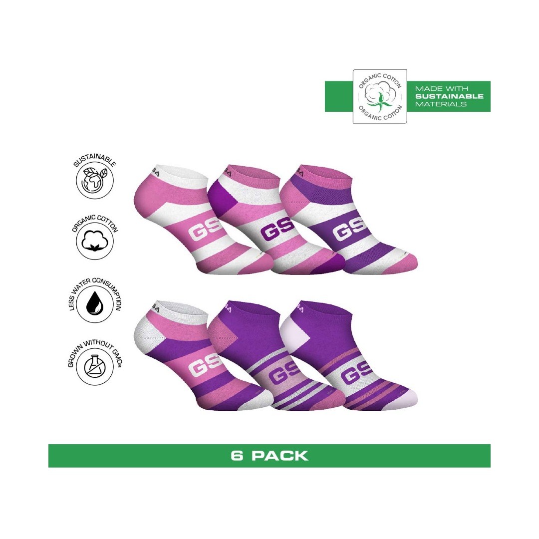 GSA ORGANICPLUS GIRLS ULTRALIGHT LOW CUT 6PACK 8319105-MULTICOLOR Colorful