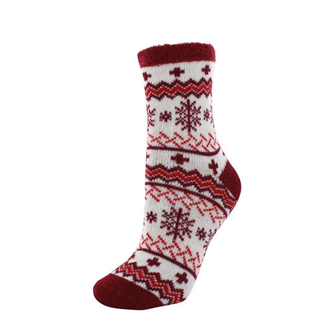 YAKTRAX CABIN SOCKS KIDS 105118-CFR Βordeaux