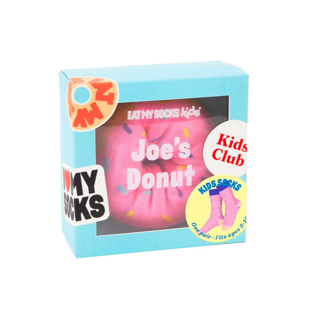 EAT MY SOCKS KIDS JOES DONUT EMSKIDDP Ροζ