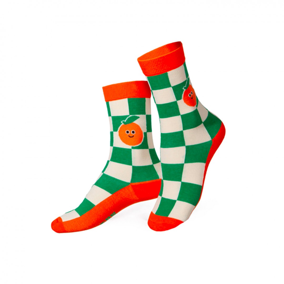 EAT MY SOCKS KIDS JUICE ORANGE EMSSKFF1ORJ Colorful
