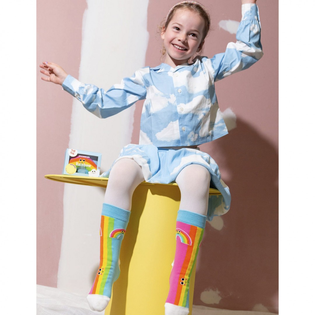 EAT MY SOCKS KIDS RAINBOW EMSKIDRAB Πολύχρωμο