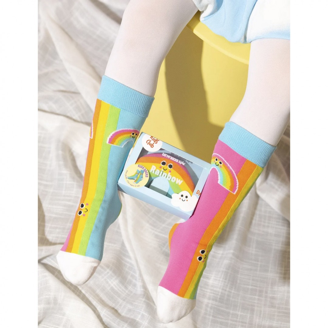 EAT MY SOCKS KIDS RAINBOW EMSKIDRAB Πολύχρωμο