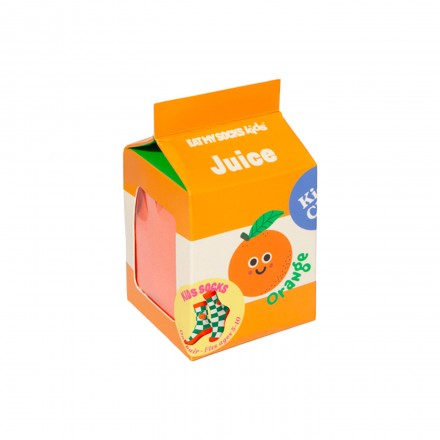 EAT MY SOCKS KIDS JUICE ORANGE EMSSKFF1ORJ Colorful