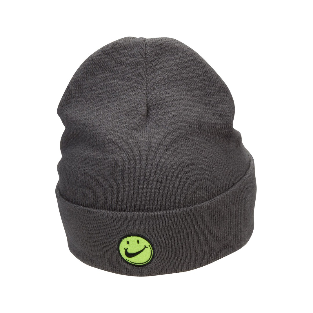 NIKE K NK PEAK BEANIE TC SMILEY FB6493-068 Coal