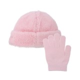 NIKE COZY PEAK BEANIE & GLOVES 9A3070-A9Y Pink Image 0