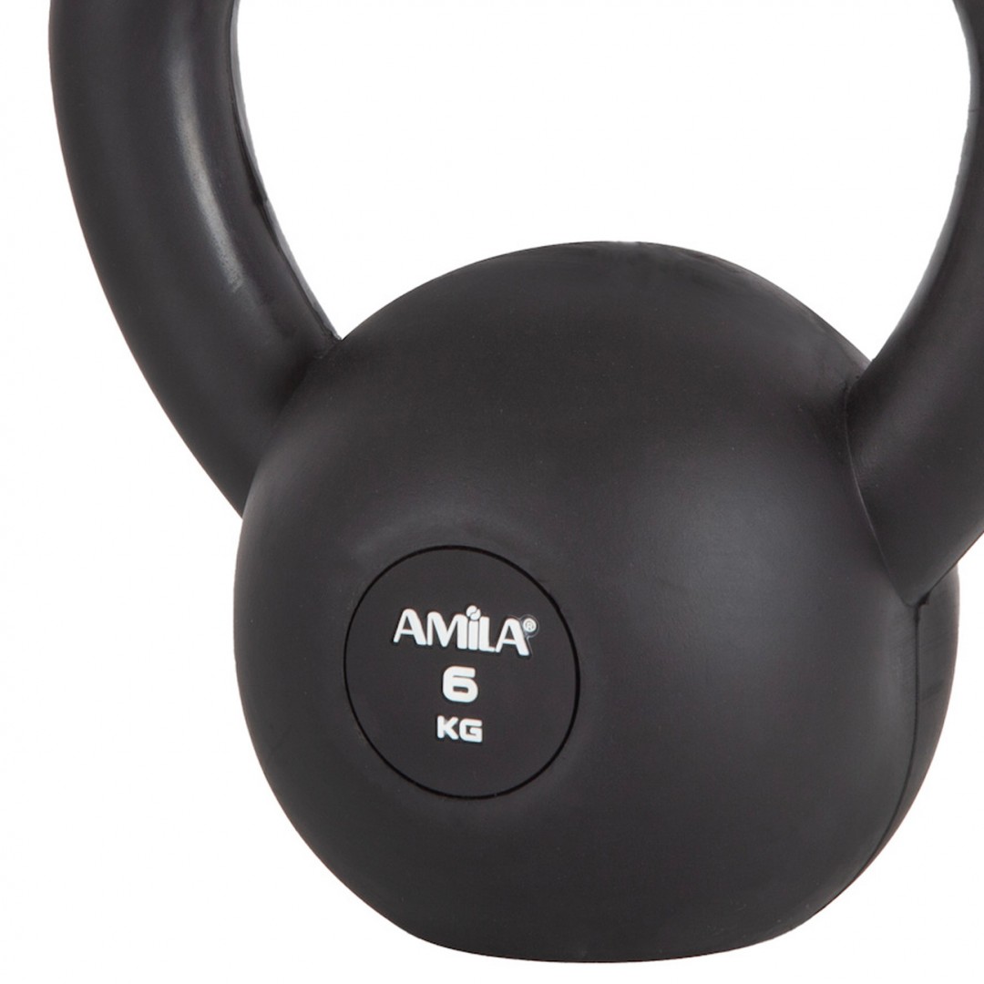 AMILA KETTLEBELL ΕΠΕΝΔΥΣΗ ΑΥΘΕΝΤΙΚΟ ΛΑΣΤΙΧΟ 6KG 90474-O-C Ο-C