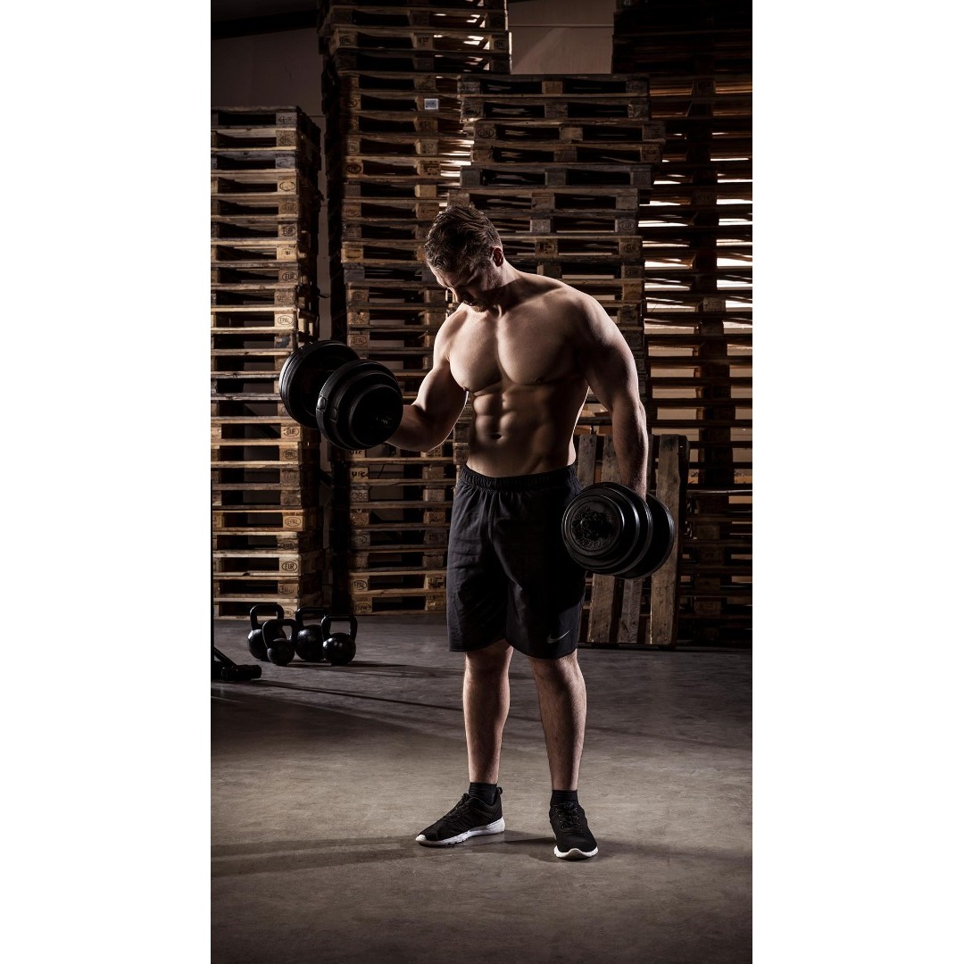 TUNTURI VINYL DUMBBELLSET 15KG 14TUSCL354 Ο-C