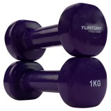 TUNTURI VINYL DUMBBELLS 1.0KG, PURPLE PAIR 14TUSFU109 Ο-C Εικόνα 3