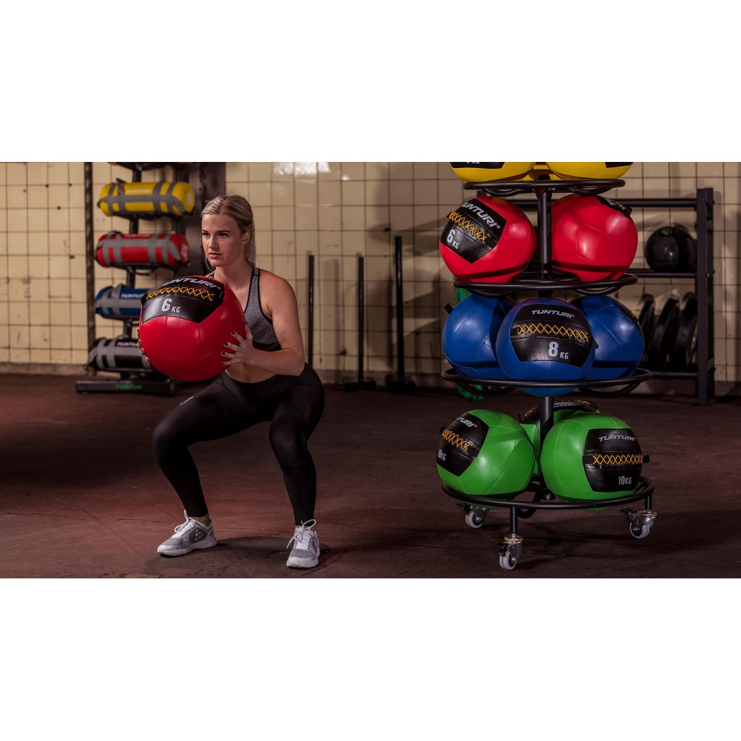 TUNTURI WALL BALL 4KG YELLOW 14TUSCF009 Ο-C