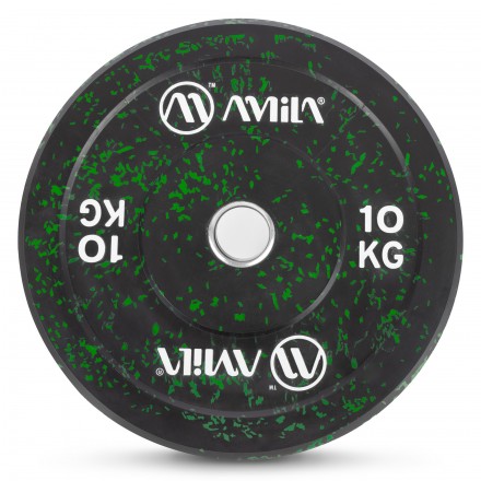 AMILA BUMPER PLATE SLIM DISC SPLASH 10KG 84837-O-C Ο-C