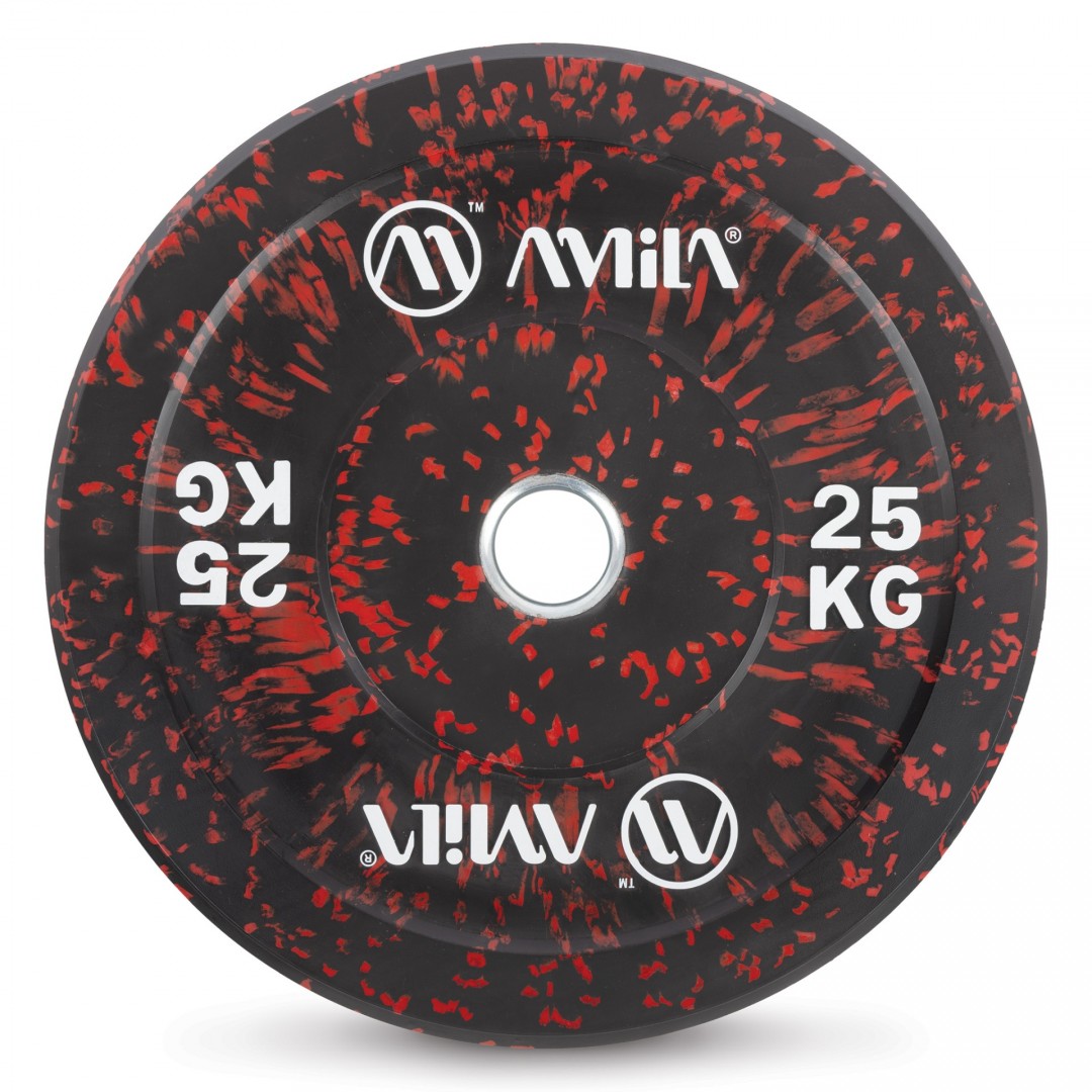AMILA BUMPER PLATE SLIM DISC SPLASH 25KG 84840-O-C Ο-C
