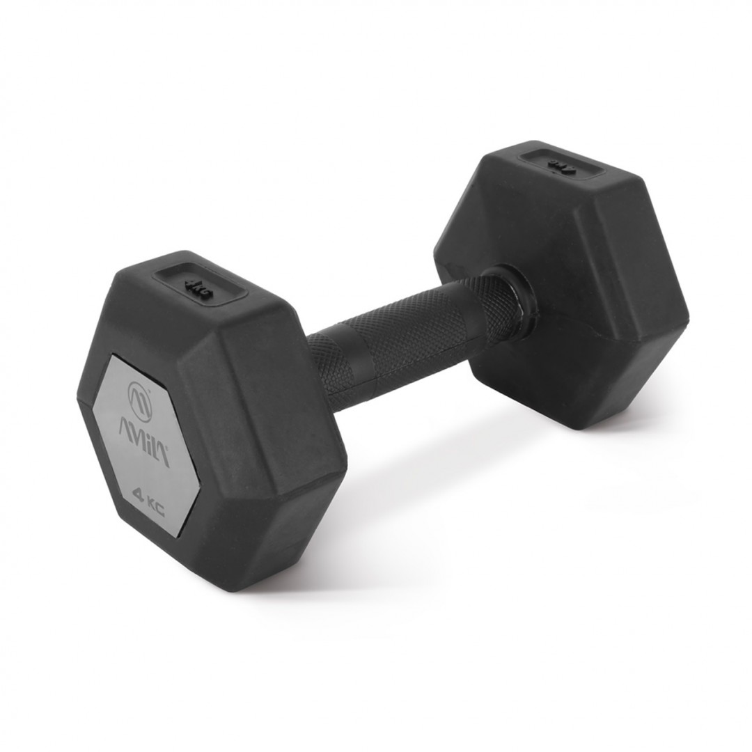 AMILA ΑΛΤΗΡΑΣ 4.0KG ΕΞΑΓΩΝΟΣ ΛΑΣΤΙΧΟ ΛΑΒΗ ΜΕΤΑΛΙΚΟ LOGO 84814-O-C Ο-C